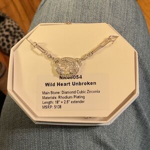 Wild Heart Unbroken: CZ on Rhodium